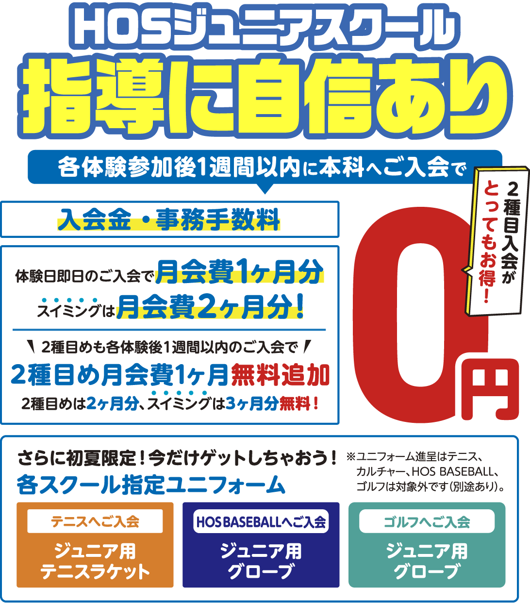 入会特典